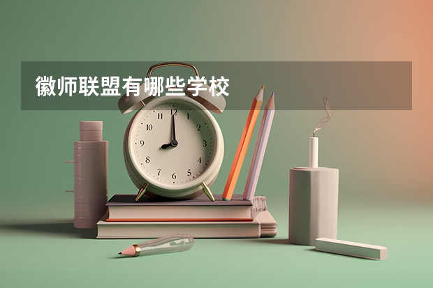 徽师联盟有哪些学校