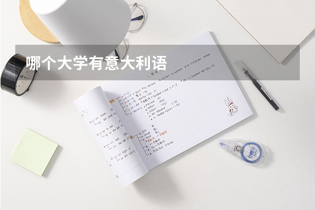 哪个大学有意大利语