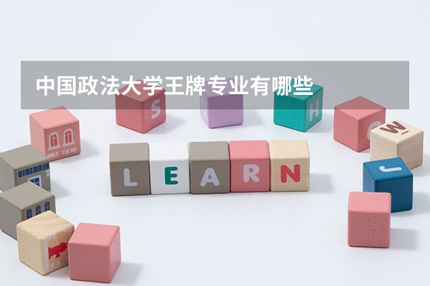 中国政法大学王牌专业有哪些