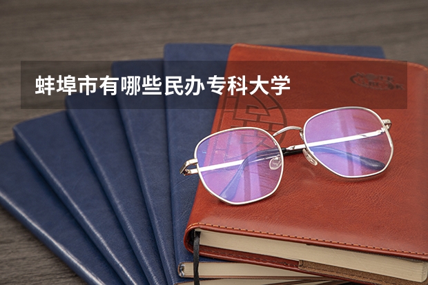 蚌埠市有哪些民办专科大学