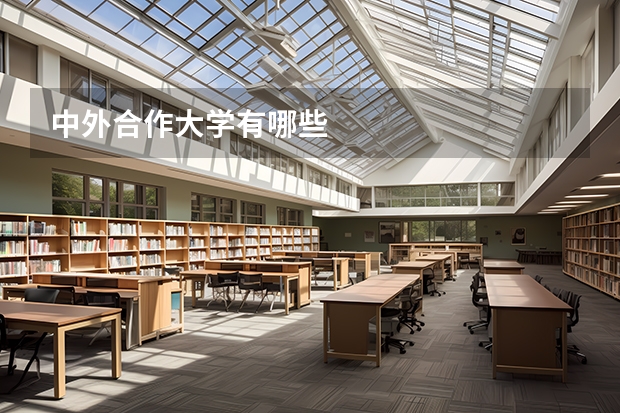 中外合作大学有哪些