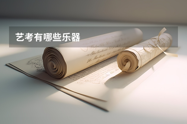艺考有哪些乐器