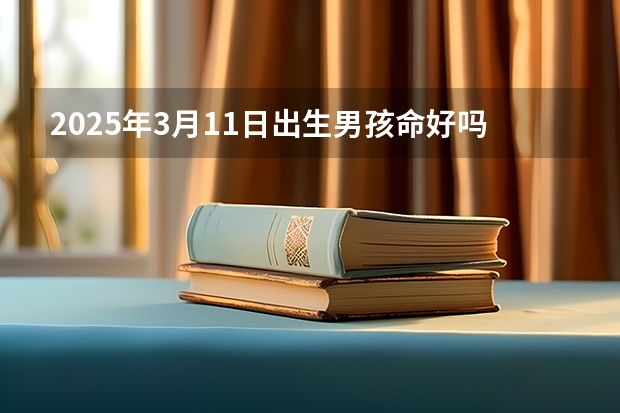 2025年3月11日出生男孩命好吗,生辰八字免费起名男孩