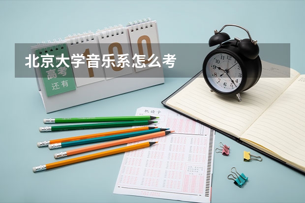北京大学音乐系怎么考