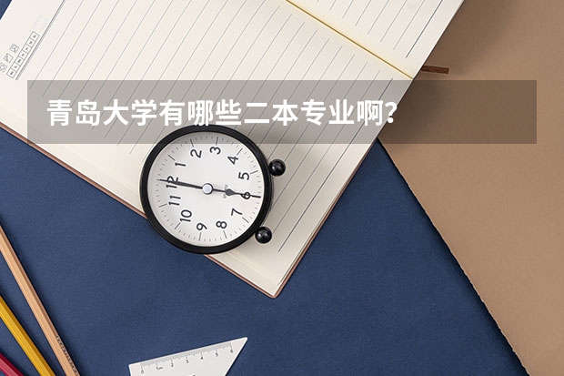 青岛大学有哪些二本专业啊？