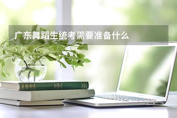 广东舞蹈生统考需要准备什么
