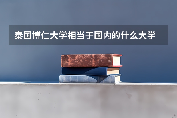 泰国博仁大学相当于国内的什么大学