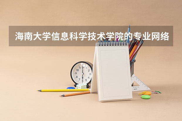 海南大学信息科学技术学院的专业网络工程是干什么的