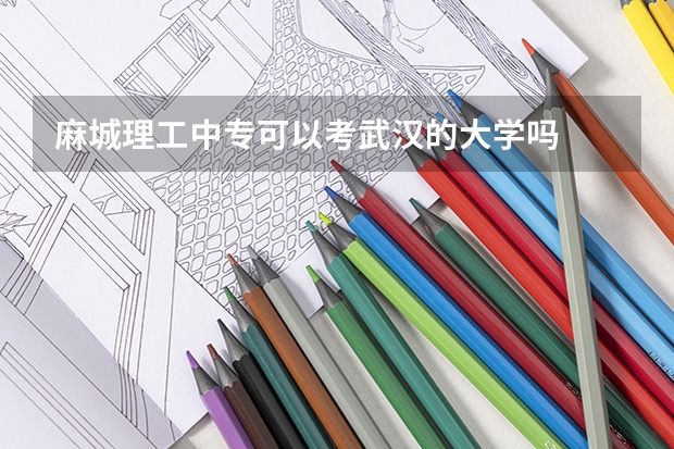 麻城理工中专可以考武汉的大学吗