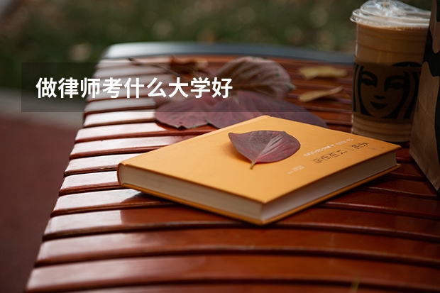 做律师考什么大学好