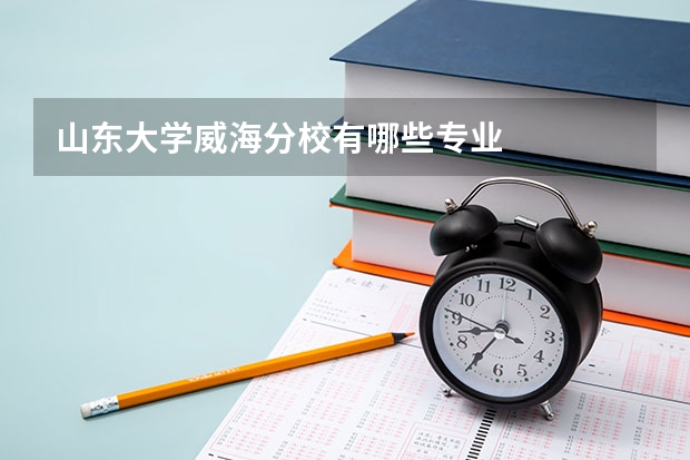 山东大学威海分校有哪些专业