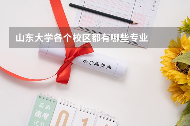 山东大学各个校区都有哪些专业