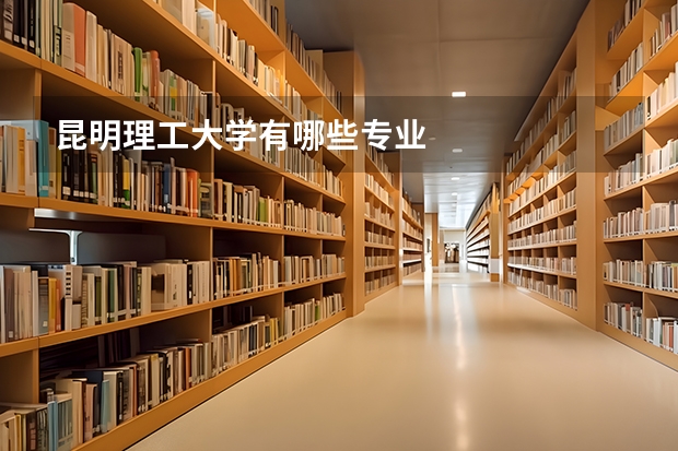 昆明理工大学有哪些专业