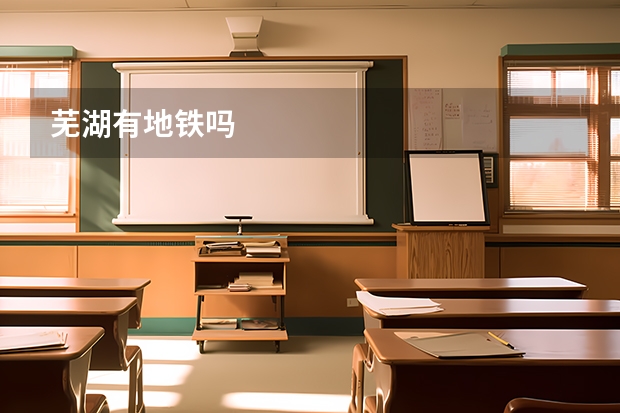 芜湖有地铁吗