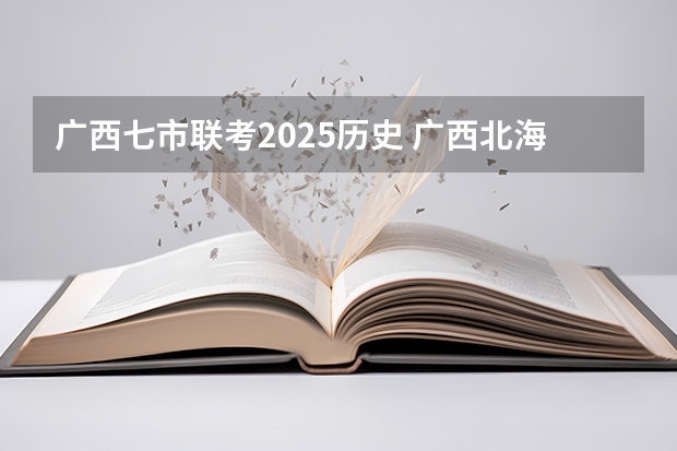 广西七市联考2025历史 广西北海市城市总体规划2025公布