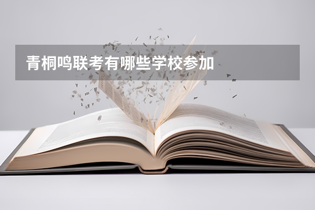 青桐鸣联考有哪些学校参加