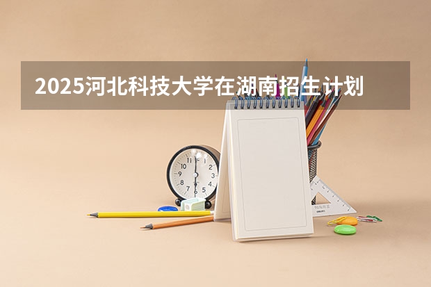 2025河北科技大学在湖南招生计划一览表