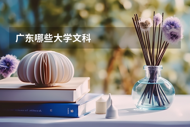 广东哪些大学文科