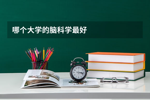 哪个大学的脑科学最好