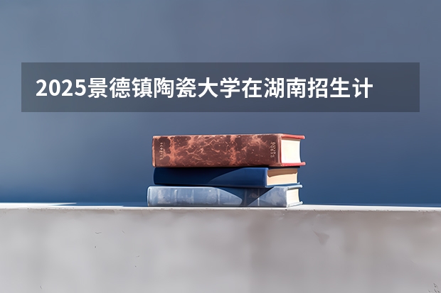 2025景德镇陶瓷大学在湖南招生计划一览表